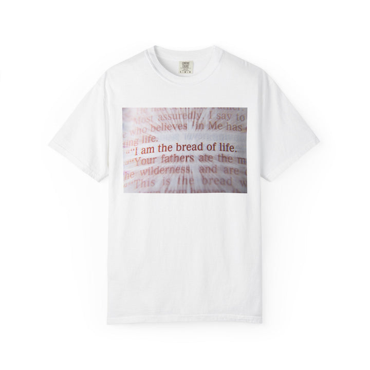 Garment-Dyed T-Shirt – Soft Vintage Wash Premium Unisex Tee - Faith Scripture Gift | Gifts Of Words