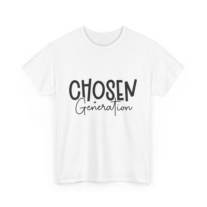 Chosen Generation Unisex Heavy Cotton Tee - Faith Scripture Gift | Gifts Of Words