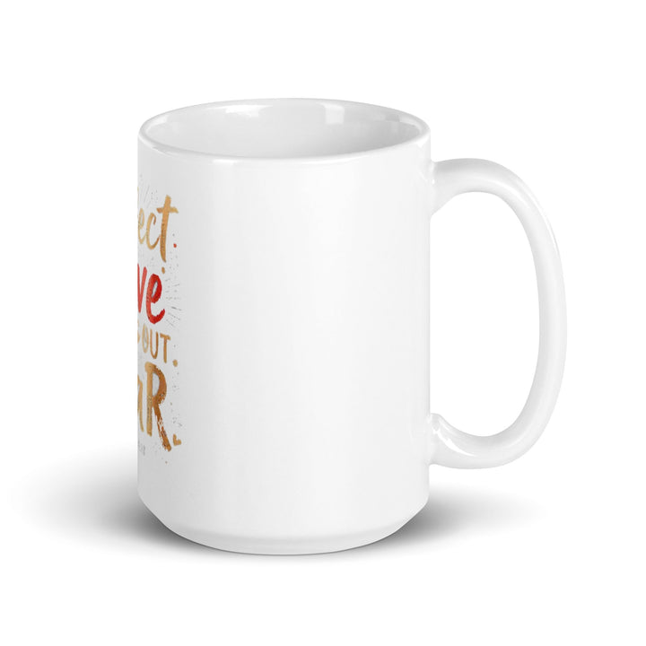 Perfect Love Casts Mug - Faith Scripture Gift | Gifts Of Words