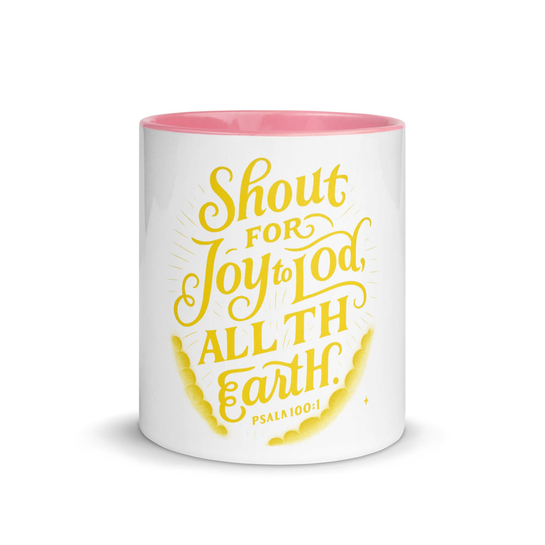 Shout for Joy to Lod all TH  EarthMug - Faith Scripture Gift | Gifts Of Words