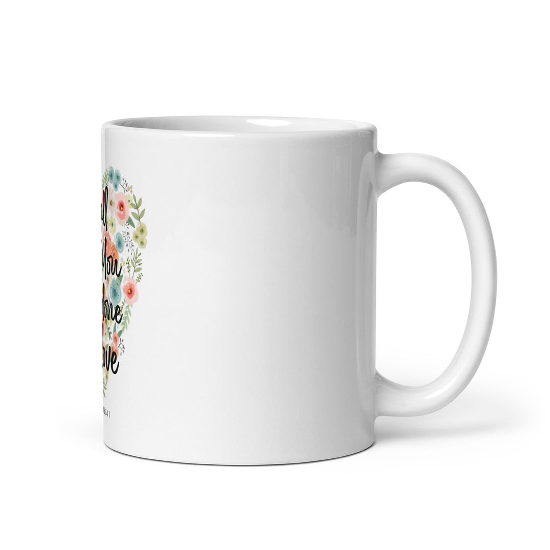 Let all that you do be done in love Mug - Faith Scripture Gift | Gifts Of Words