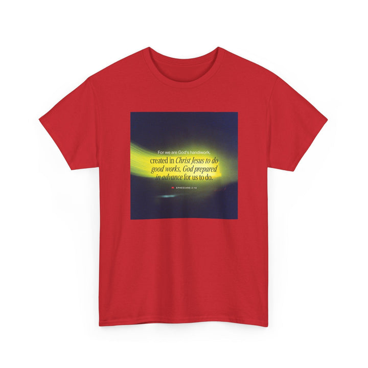 God's Handiwork Heavy Cotton Tee - Premium Religious Apparel - Faith Scripture Gift | Gifts Of Words