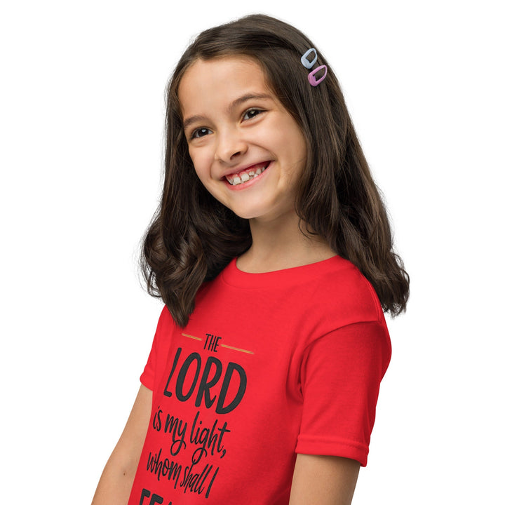 The Lord Is My Light Youth t-shirt - Faith Scripture Gift | Gifts Of Words
