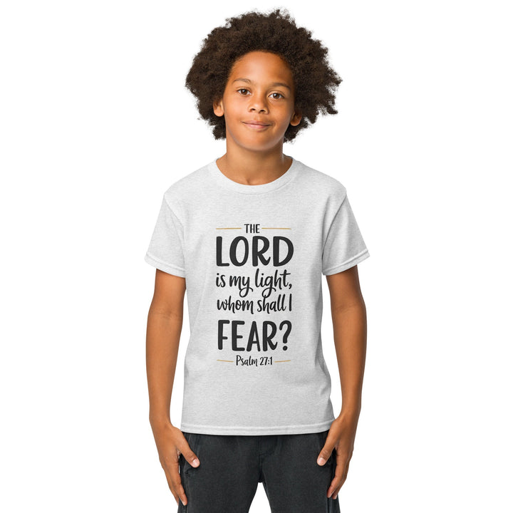 The Lord Is My Light Youth t-shirt - Faith Scripture Gift | Gifts Of Words