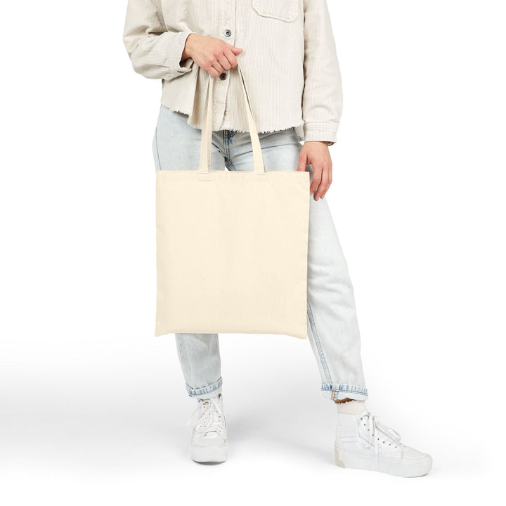 Heavy-Duty Cotton Canvas Tote Bag 15" x 16" Reusable, Long Handles, Eco-Friendly Everyday Carry - Faith Scripture Gift | Gifts Of Words