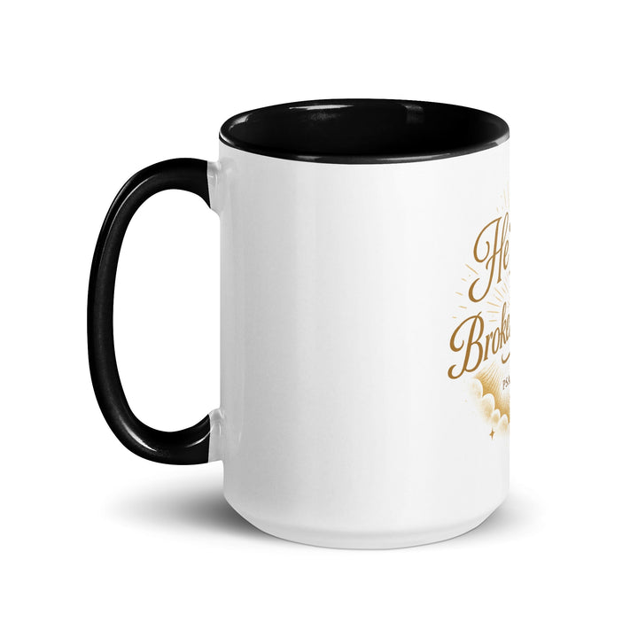 He heals the Brokenhearted Mug - Faith Scripture Gift | Gifts Of Words