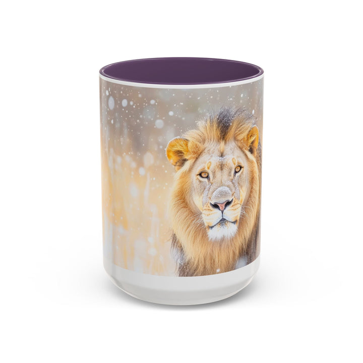 Golden Lion Stainless Accent Coffee Mug (11, 15oz) - Faith Scripture Gift | Gifts Of Words