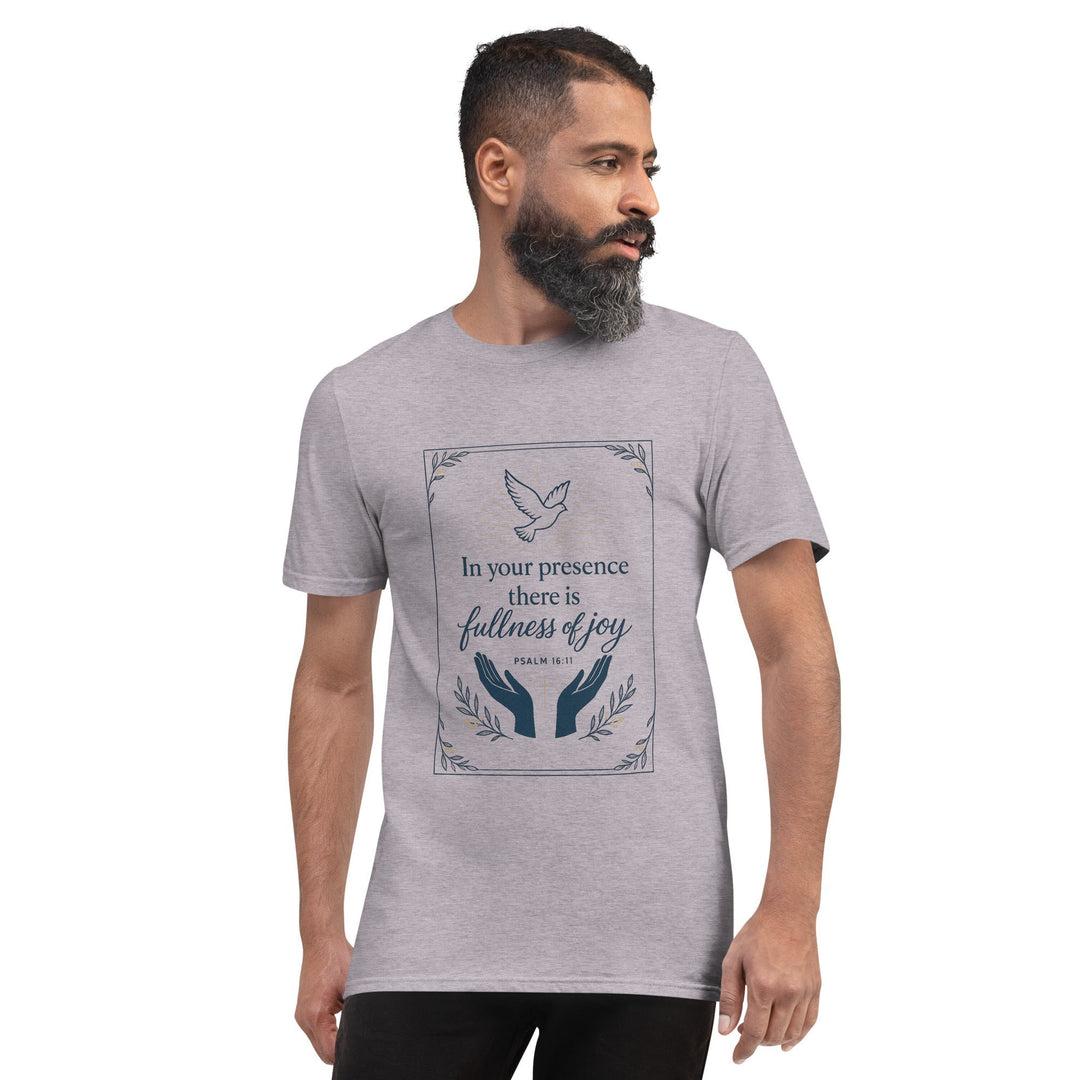In Your Presence T-Shirt - Faith Scripture Gift | Gifts Of Words