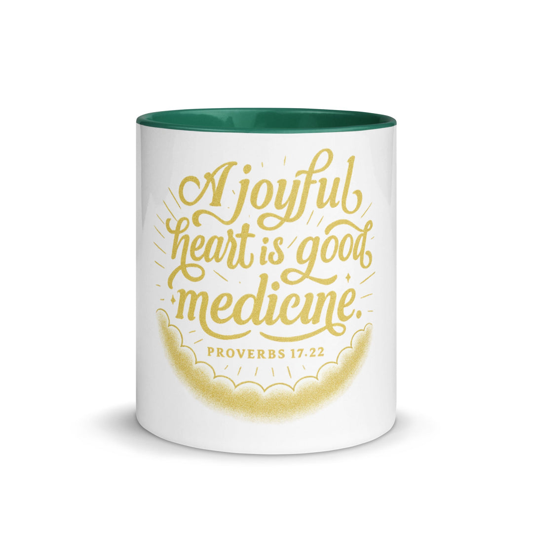 A joyful heart is good medicine Mug - Faith Scripture Gift | Gifts Of Words