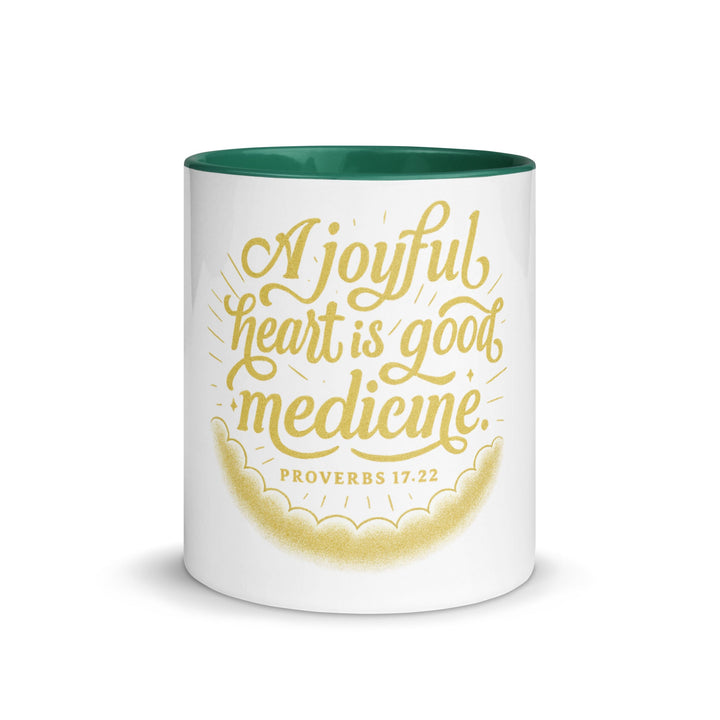 A joyful heart is good medicine Mug - Faith Scripture Gift | Gifts Of Words