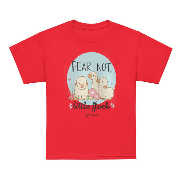 Fear Not, Little Flock Youth t-shirt - Faith Scripture Gift | Gifts Of Words