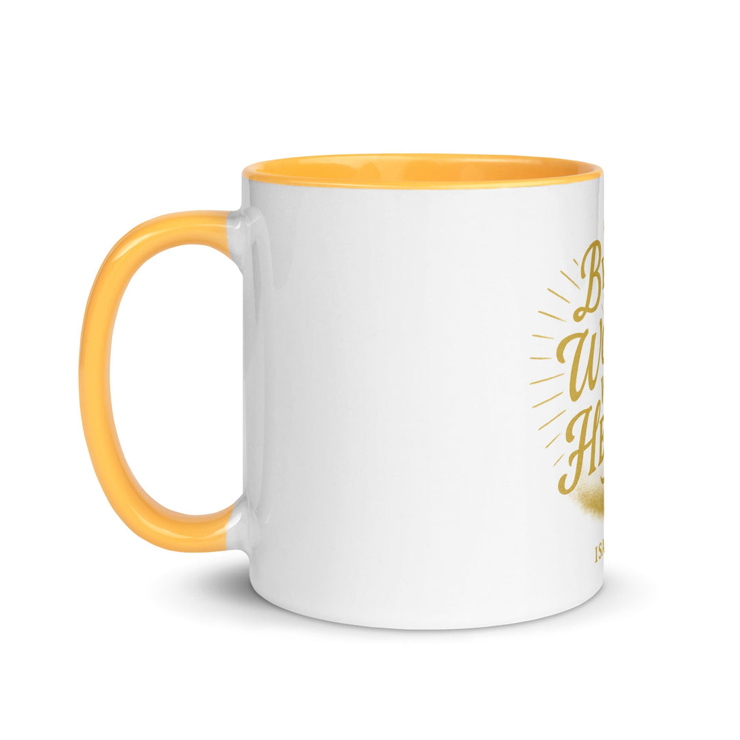 By his wounds we are healed Mug - Faith Scripture Gift | Gifts Of Words
