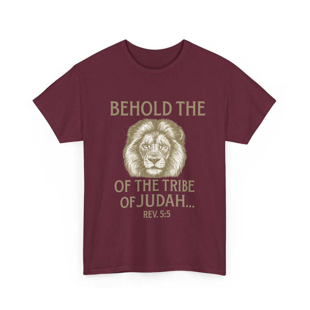 Lion of Judah Tee - Faith Scripture Gift | Gifts Of Words