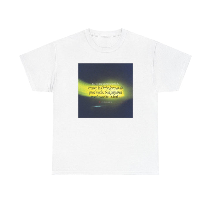 God's Handiwork Heavy Cotton Tee - Premium Religious Apparel - Faith Scripture Gift | Gifts Of Words