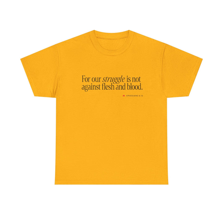 Heavy Cotton Tee – Durable Premium Fit Everyday Basic - Faith Scripture Gift | Gifts Of Words
