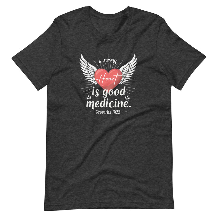 A Joyful Heart T-Shirt - Faith Scripture Gift | Gifts Of Words