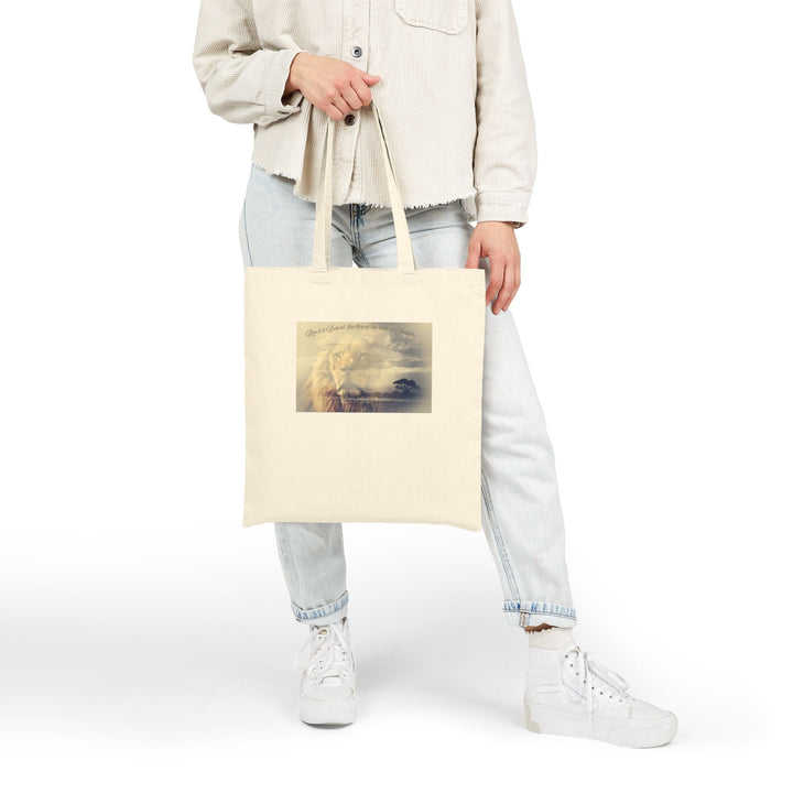 Cotton Canvas Tote Bag – 100% Heavy Cotton – 15x16 Reusable Eco Tote with Long Handles – Natural & Black – Durable Everyday Bag - Faith Scripture Gift | Gifts Of Words