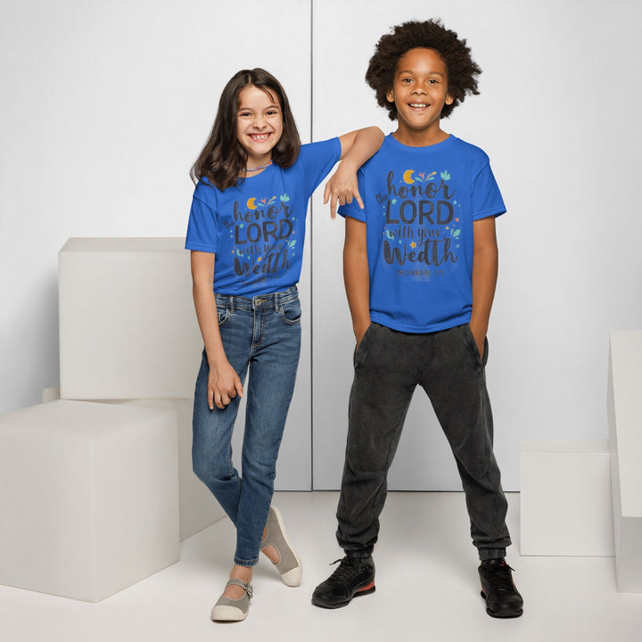 Honor The Lord Youth t-shirt - Faith Scripture Gift | Gifts Of Words