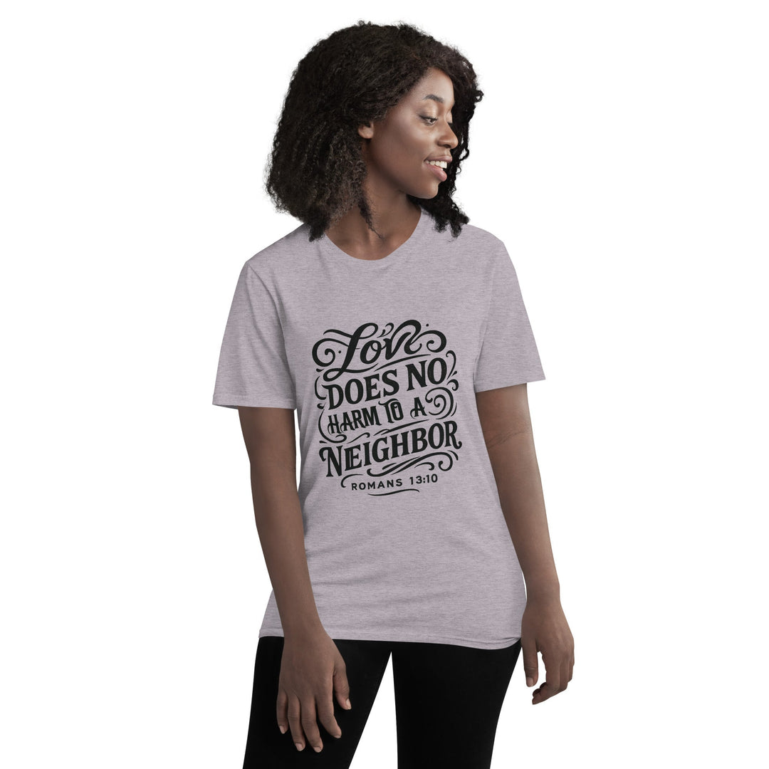 Love Does No Harm T-Shirt - Faith Scripture Gift | Gifts Of Words