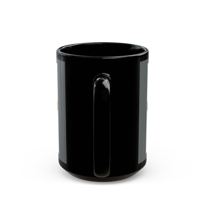 Watercolor Lion Black Rim Ceramic Mug – Bold and Artistic Drinkware Black Mug (11oz, 15oz) - Faith Scripture Gift | Gifts Of Words