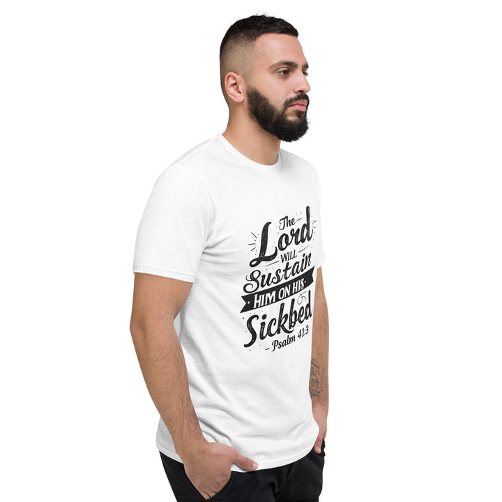 The Lord Will Sustain T-Shirt - Faith Scripture Gift | Gifts Of Words