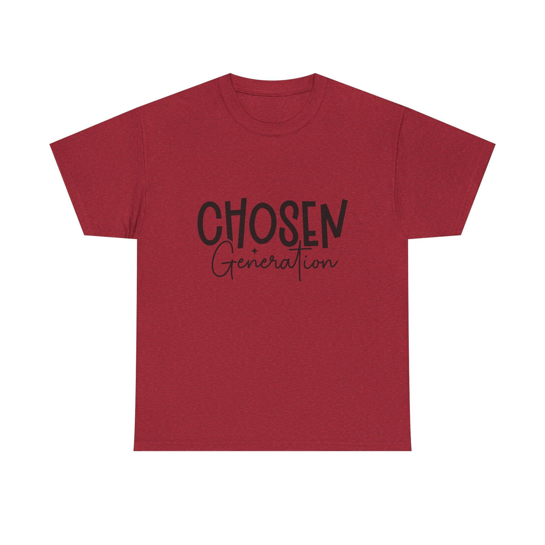 Chosen Generation Unisex Heavy Cotton Tee - Faith Scripture Gift | Gifts Of Words