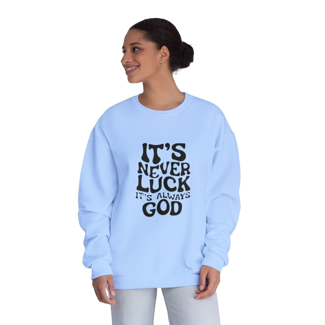 Faith Crewneck Sweatshirt - Premium Christian Fleece Apparel - Faith Scripture Gift | Gifts Of Words