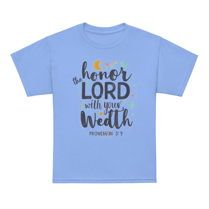 Honor The Lord Youth t-shirt - Faith Scripture Gift | Gifts Of Words