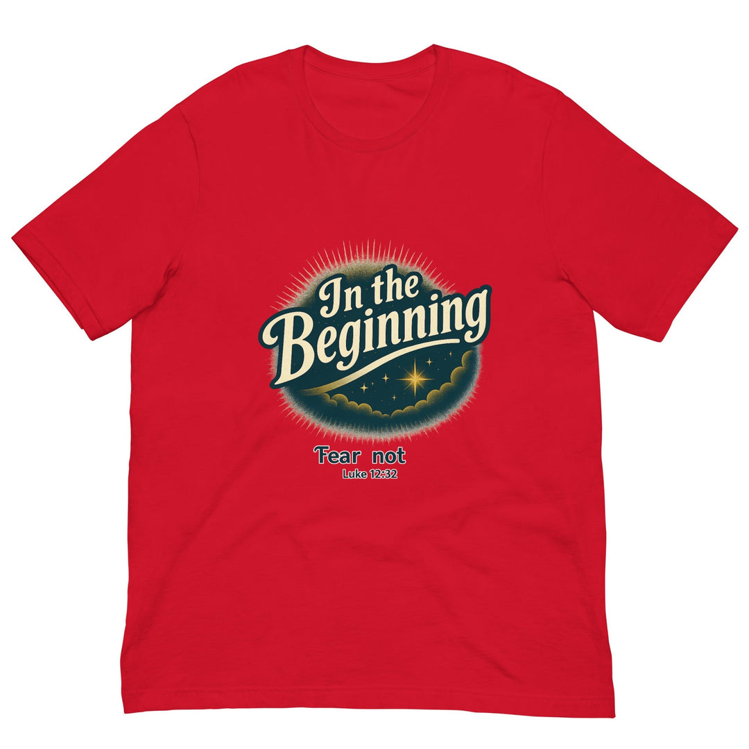 In the Beginning T-shirt - Faith Scripture Gift | Gifts Of Words