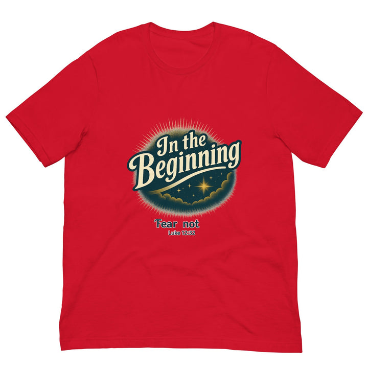 In the Beginning T-shirt - Faith Scripture Gift | Gifts Of Words
