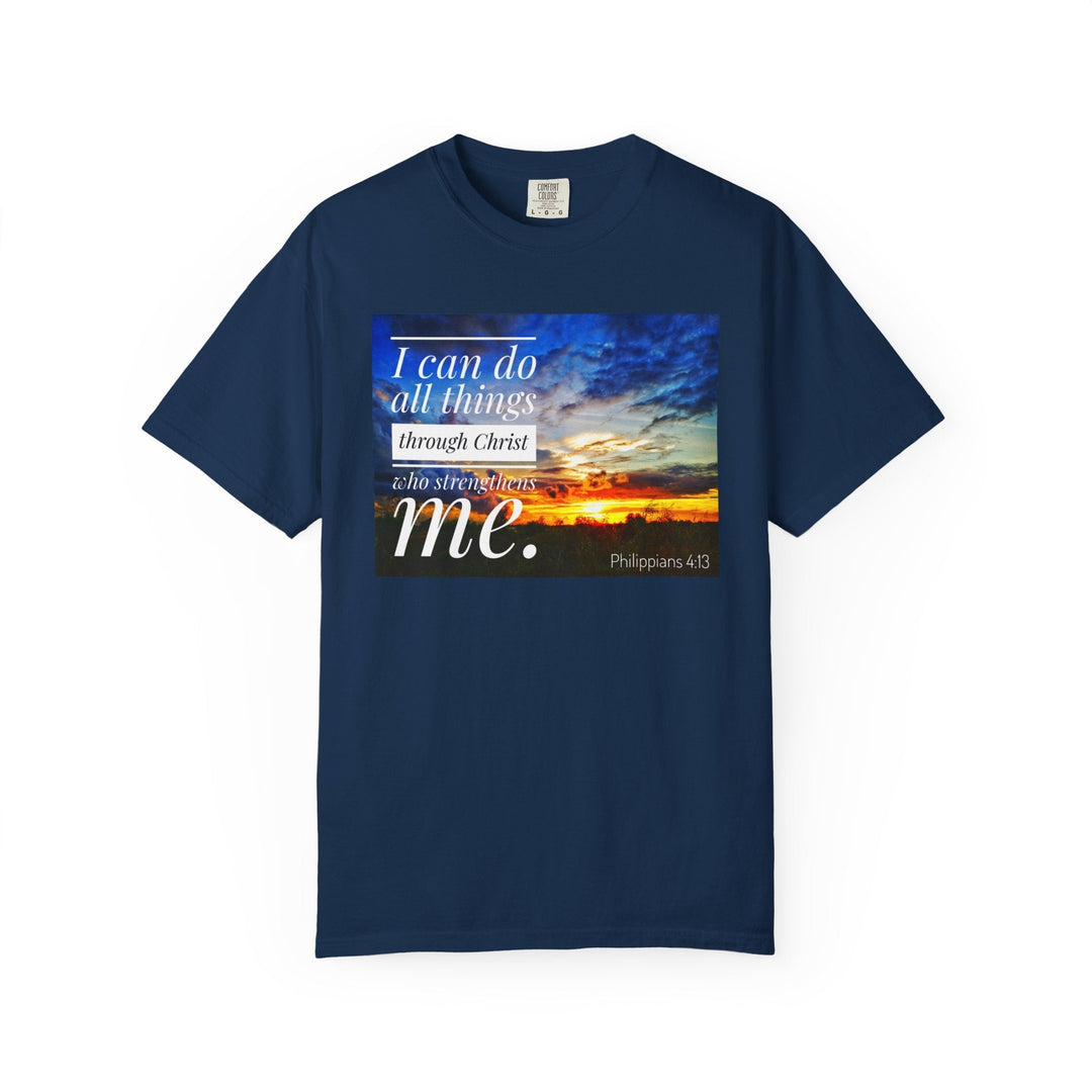 Christian Garment-Dyed T-Shirt – Vintage Wash Faith Apparel - Faith Scripture Gift | Gifts Of Words