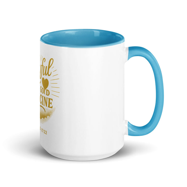 A joyful is good medicine Mug - Faith Scripture Gift | Gifts Of Words