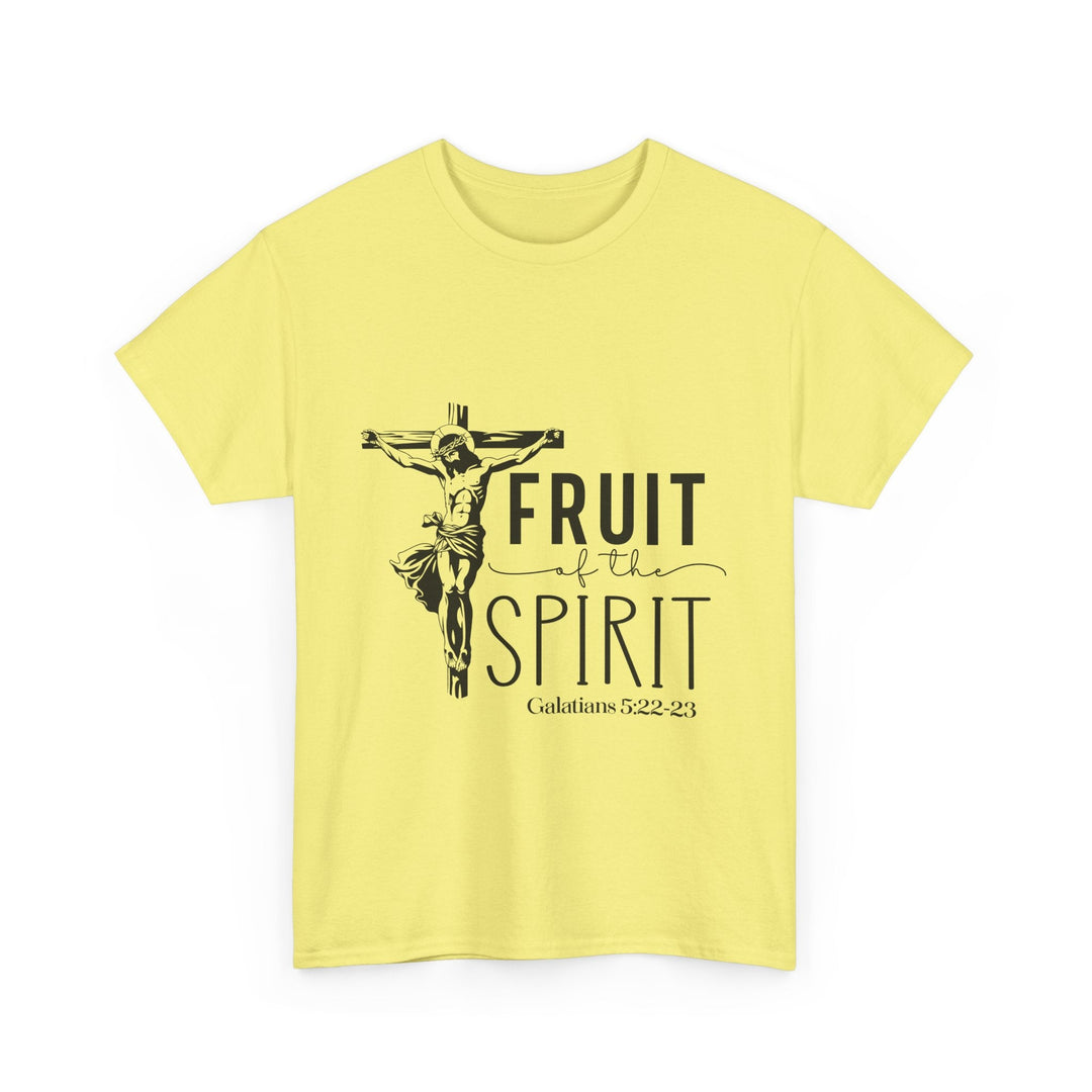 Fruit of the Spirit Galatians 5 22-23-01 Unisex Heavy Cotton Tee - Faith Scripture Gift | Gifts Of Words
