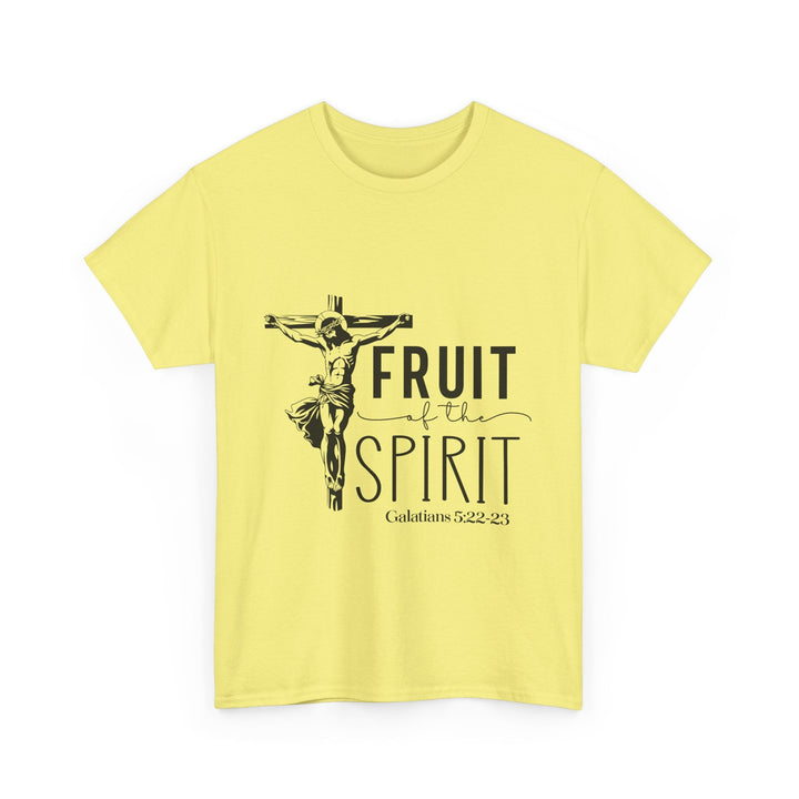 Fruit of the Spirit Galatians 5 22-23-01 Unisex Heavy Cotton Tee - Faith Scripture Gift | Gifts Of Words