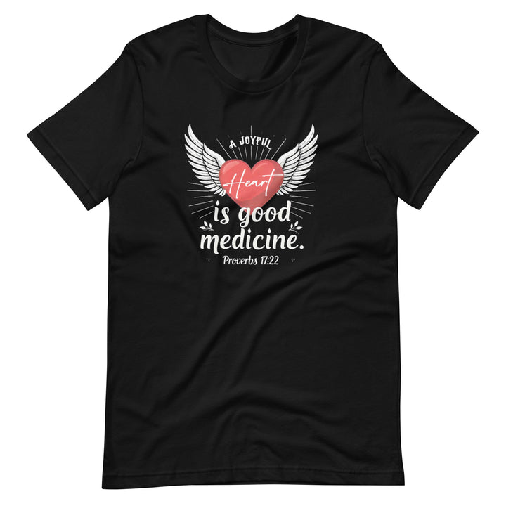 A Joyful Heart T-Shirt - Faith Scripture Gift | Gifts Of Words