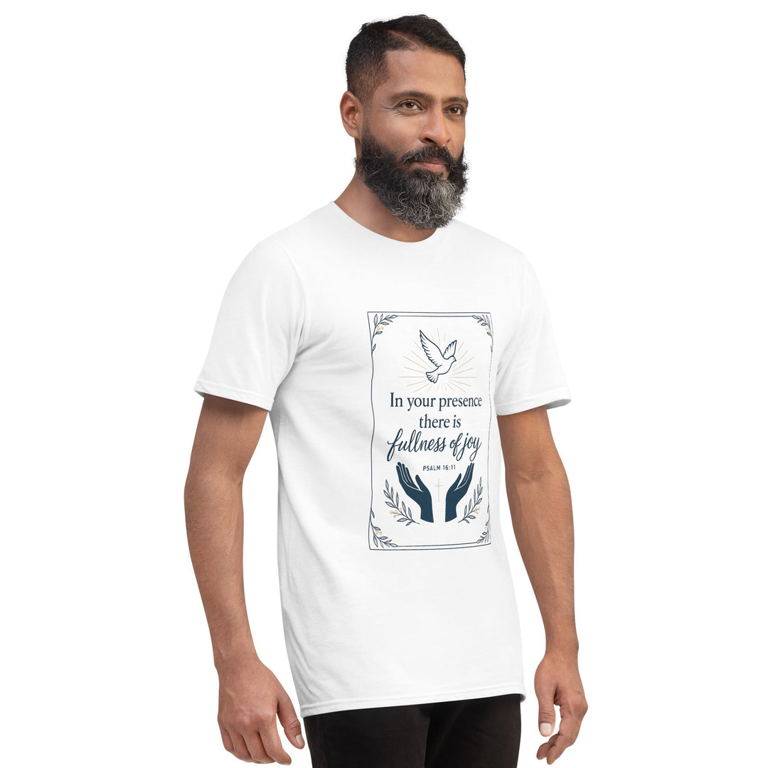 In Your Presence T-Shirt - Faith Scripture Gift | Gifts Of Words