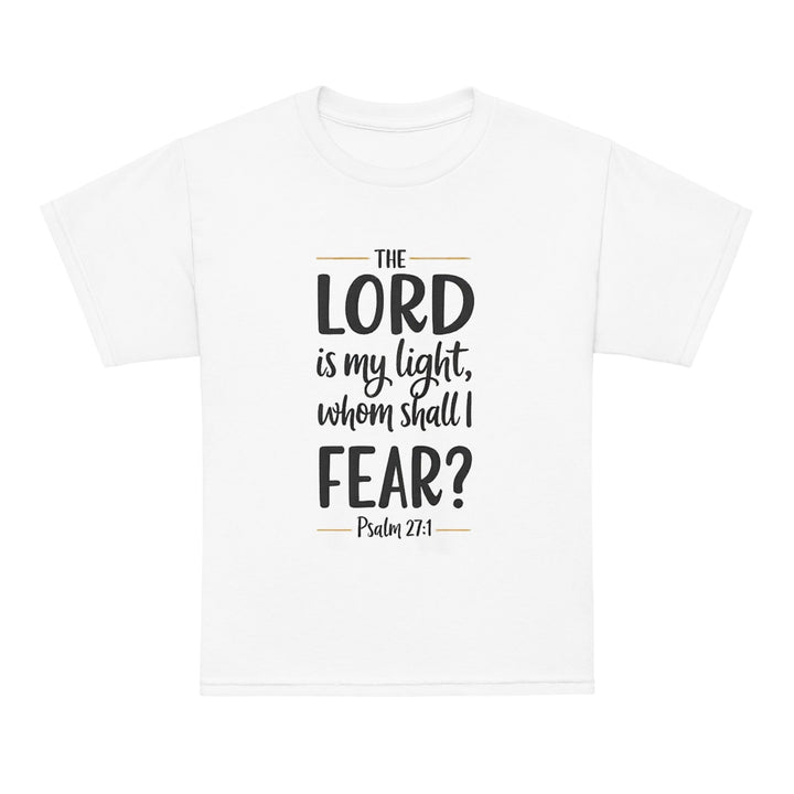 The Lord Is My Light Youth t-shirt - Faith Scripture Gift | Gifts Of Words