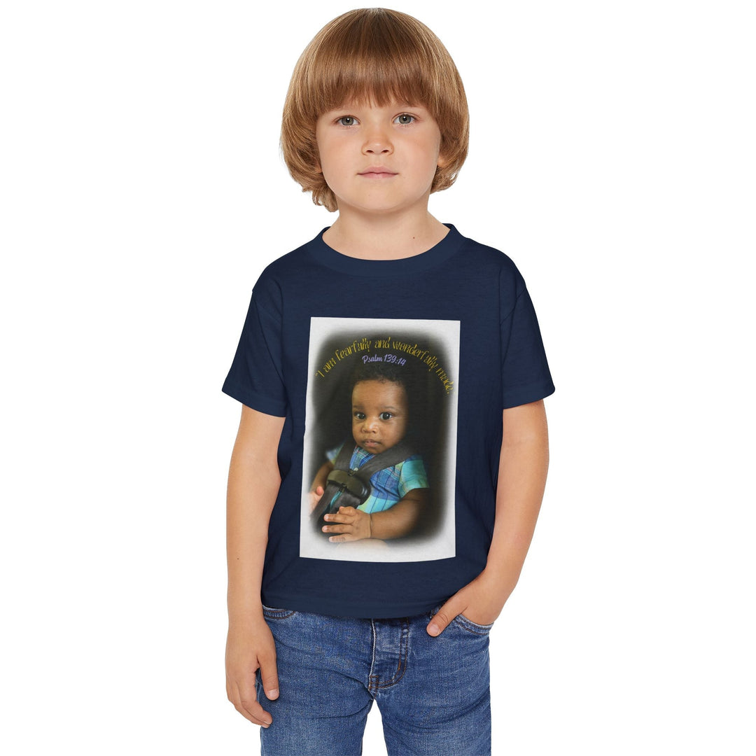 Toddler Cotton T-Shirt – Soft Durable Premium Everyday Tee - Faith Scripture Gift | Gifts Of Words