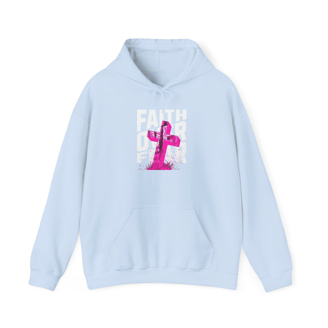 Faith Over Fear Hoodie - Premium Christian Streetwear Apparel - Faith Scripture Gift | Gifts Of Words