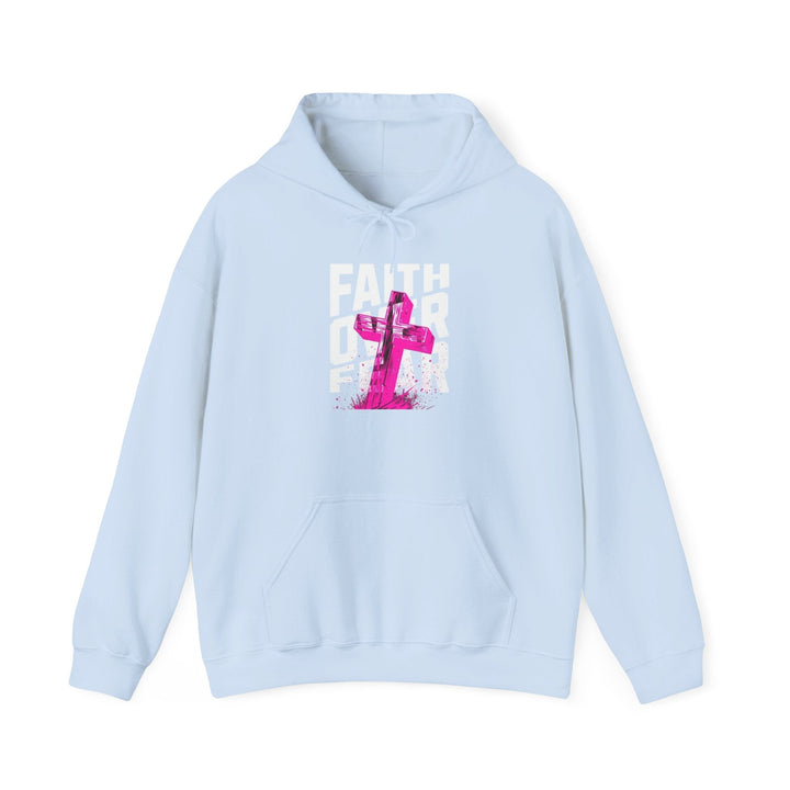 Faith Over Fear Hoodie - Premium Christian Streetwear Apparel - Faith Scripture Gift | Gifts Of Words