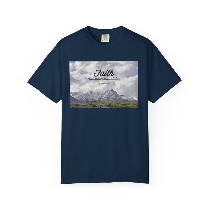 Garment-Dyed T-Shirt – Premium Retro Wash Soft Cotton Tee - Faith Scripture Gift | Gifts Of Words