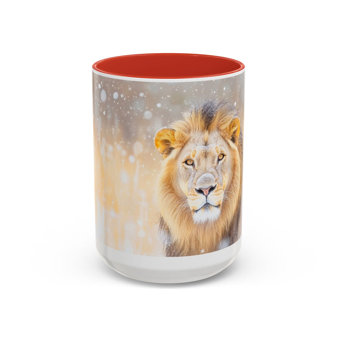 Golden Lion Stainless Accent Coffee Mug (11, 15oz) - Faith Scripture Gift | Gifts Of Words