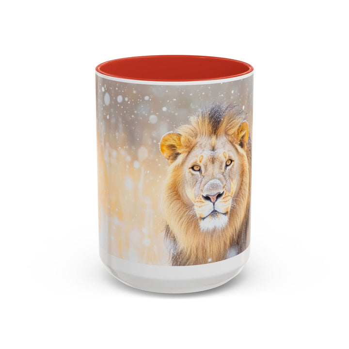 Golden Lion Stainless Accent Coffee Mug (11, 15oz) - Faith Scripture Gift | Gifts Of Words
