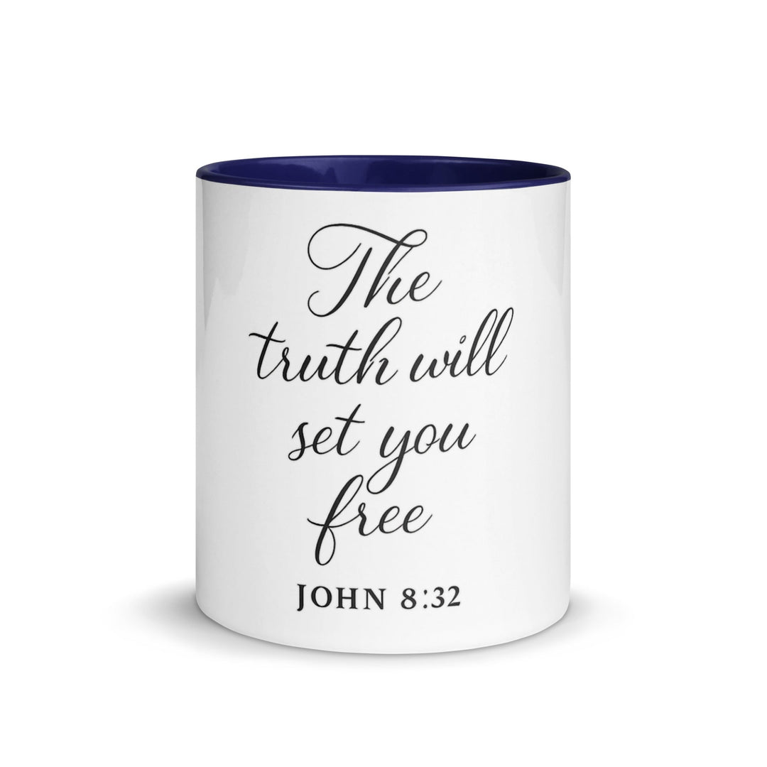 The truth will set you free Mug - Faith Scripture Gift | Gifts Of Words