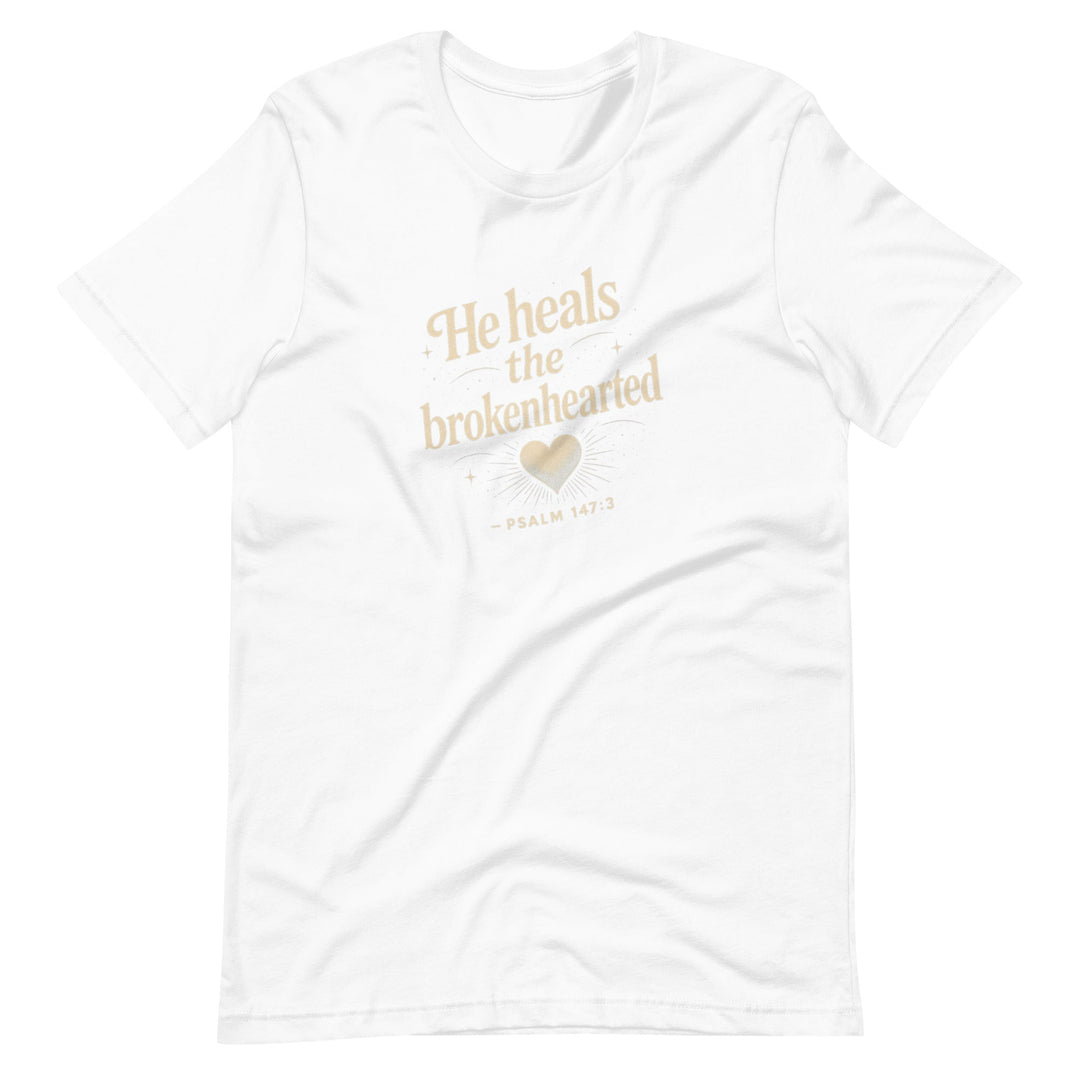 He Heals T-Shirt - Faith Scripture Gift | Gifts Of Words