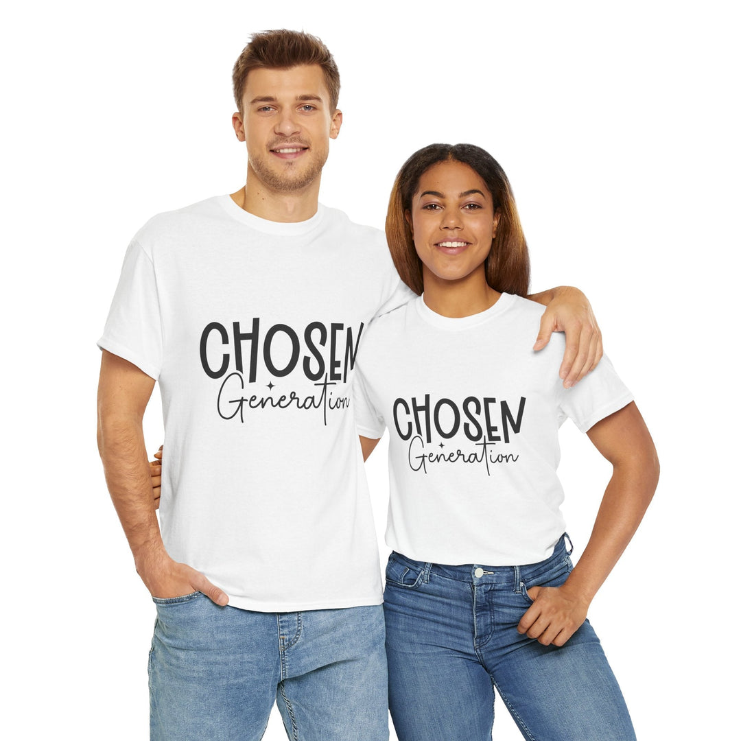 Chosen Generation Unisex Heavy Cotton Tee - Faith Scripture Gift | Gifts Of Words