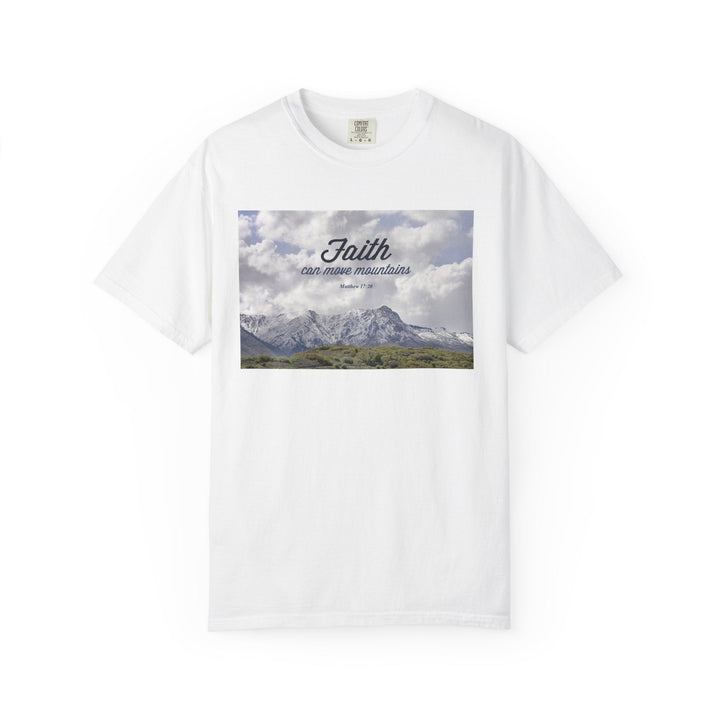 Garment-Dyed T-Shirt – Premium Retro Wash Soft Cotton Tee - Faith Scripture Gift | Gifts Of Words