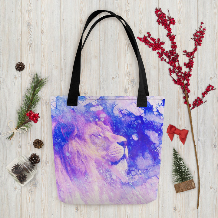 Majestic Lion Profile Watercolor - Faith Scripture Gift | Gifts Of Words