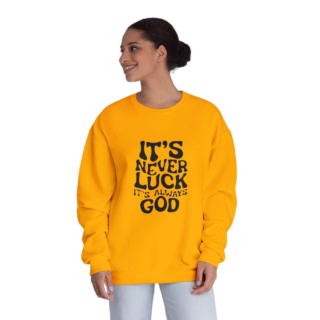 Faith Crewneck Sweatshirt - Premium Christian Fleece Apparel - Faith Scripture Gift | Gifts Of Words