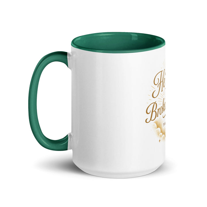 He heals the Brokenhearted Mug - Faith Scripture Gift | Gifts Of Words